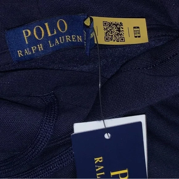 Ralph Lauren Navy Blue Hoodie with Bear Graphic - Picture 7 of 7